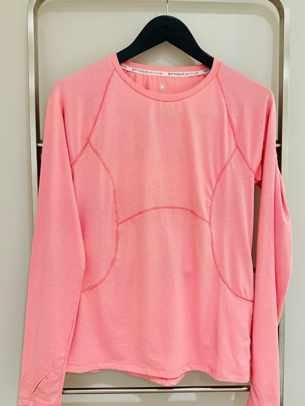 Spyder Coral Pink Long-Sleeve Performance Crew
